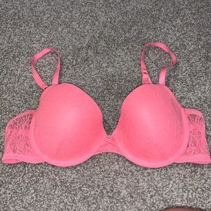 Pink Lace Bra